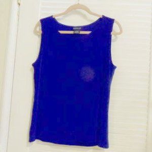Citiknits Royal Blue Tank Top Size Large